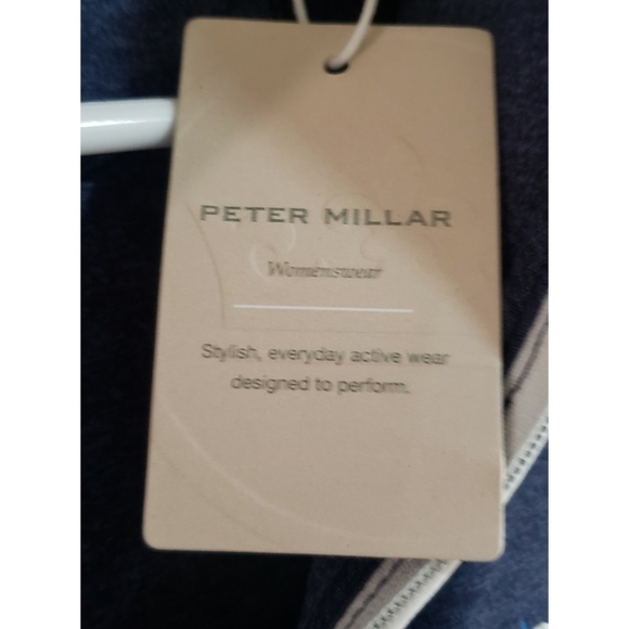 Peter Millar Top Navy em sanaRX  Womens Quarter Zip Athleisure Pullover New - Picture 10 of 12